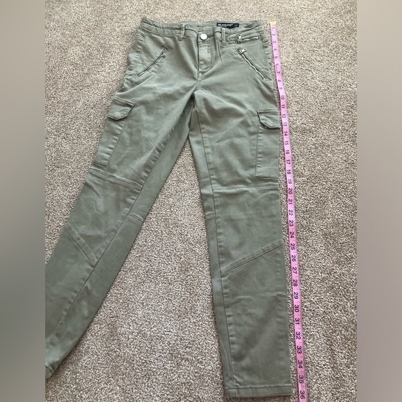 BLANKNYC The Reade Crop Green Crop Skinny Mid Rise Cargo Pants Size 27 - Picture 11 of 11